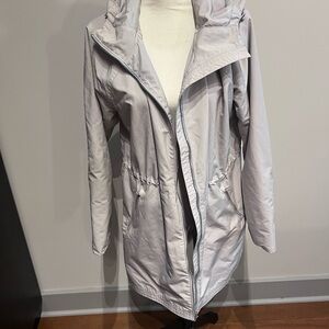 Athleta Women's Bone Color Rain Jacket
